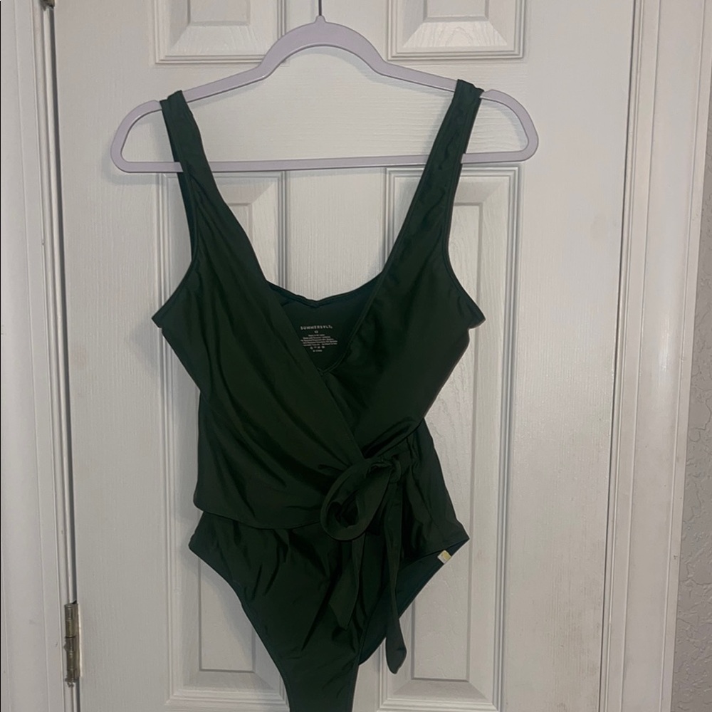 Summersalt Women's One Piece Swimsuit - Dark Green